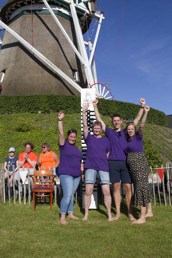 De winnaars van vorig jaar.
