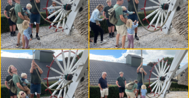 Hoe zet je de wieken stil? De molenaars lieten het zien tijdens de Drentse Molendag.